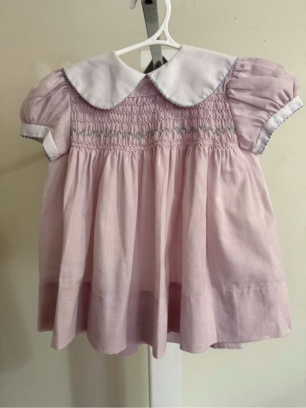 Vintage Polly Flinders Hand Smocked Dress
